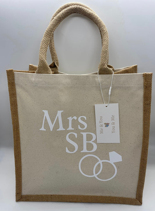 Wedding jute bag - Me And You You And Me Co 