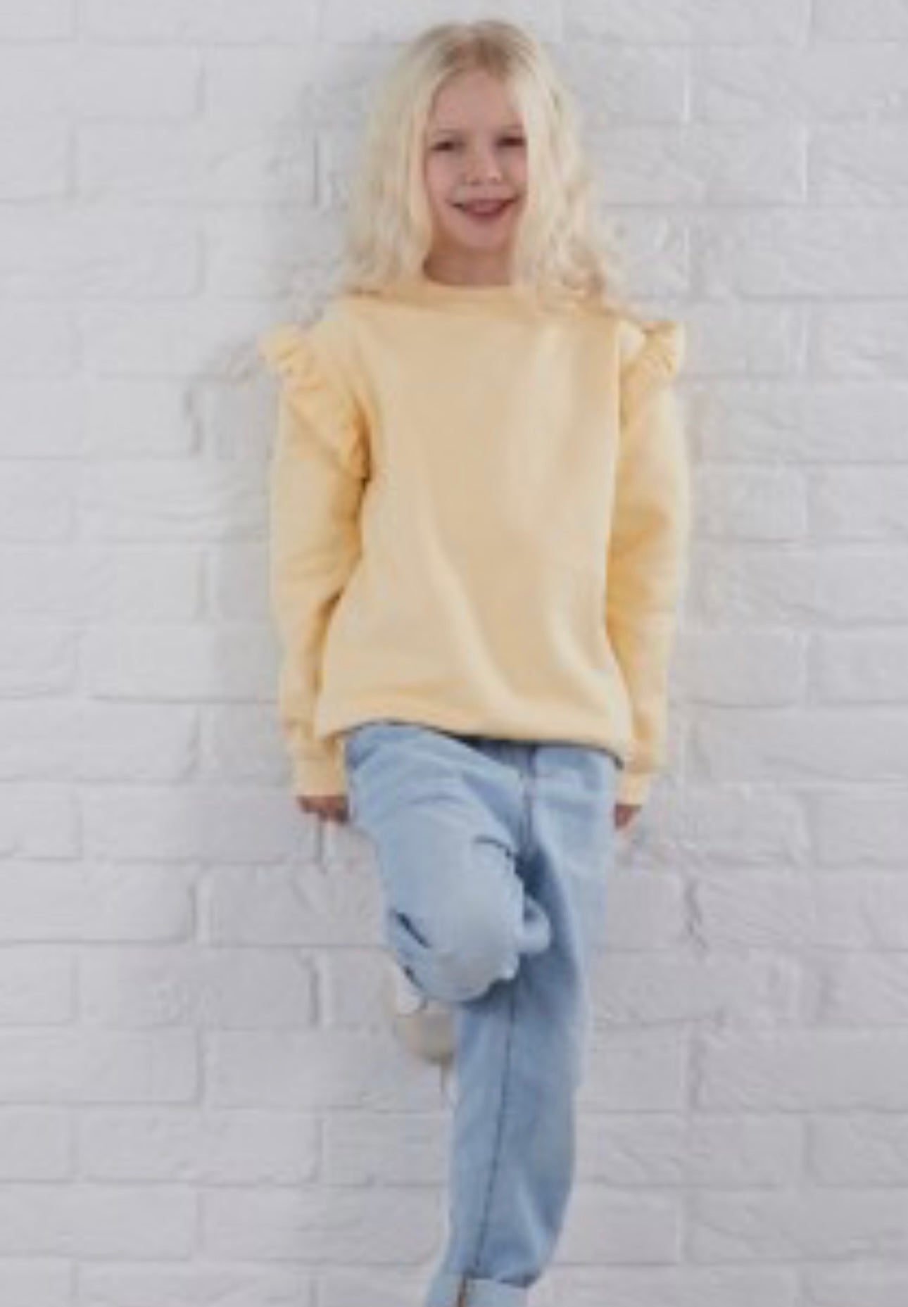 Classic Frilly Sweatshirt - Me And You You And Me Co 