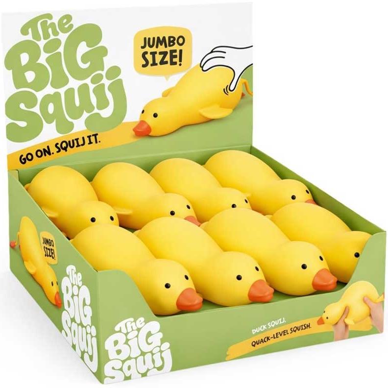The Big Squij Duck Squishy & Stretchy Fun for Stress Relief & Sensory Play - Me And You You And Me Co 