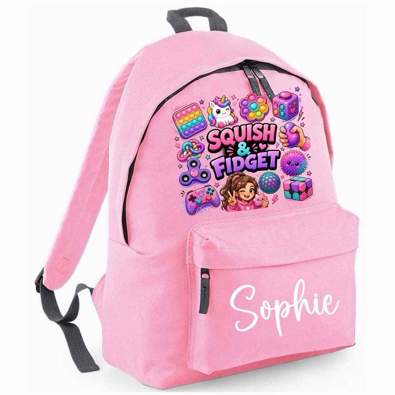 Personalised Squish & Fidget Maxi backpack
