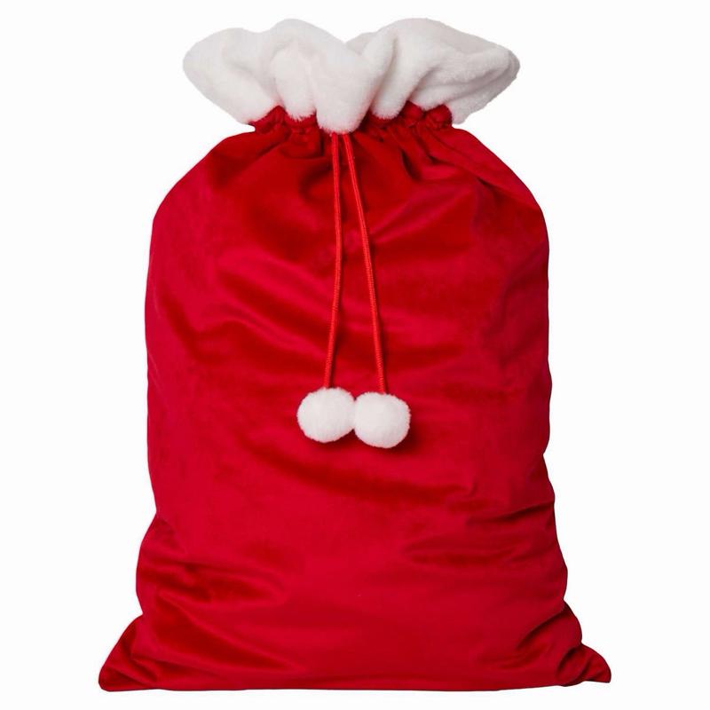 Personalised Christmas Large Luxury Sacks choose from red or neutral and colour of font - Me And You You And Me Co 