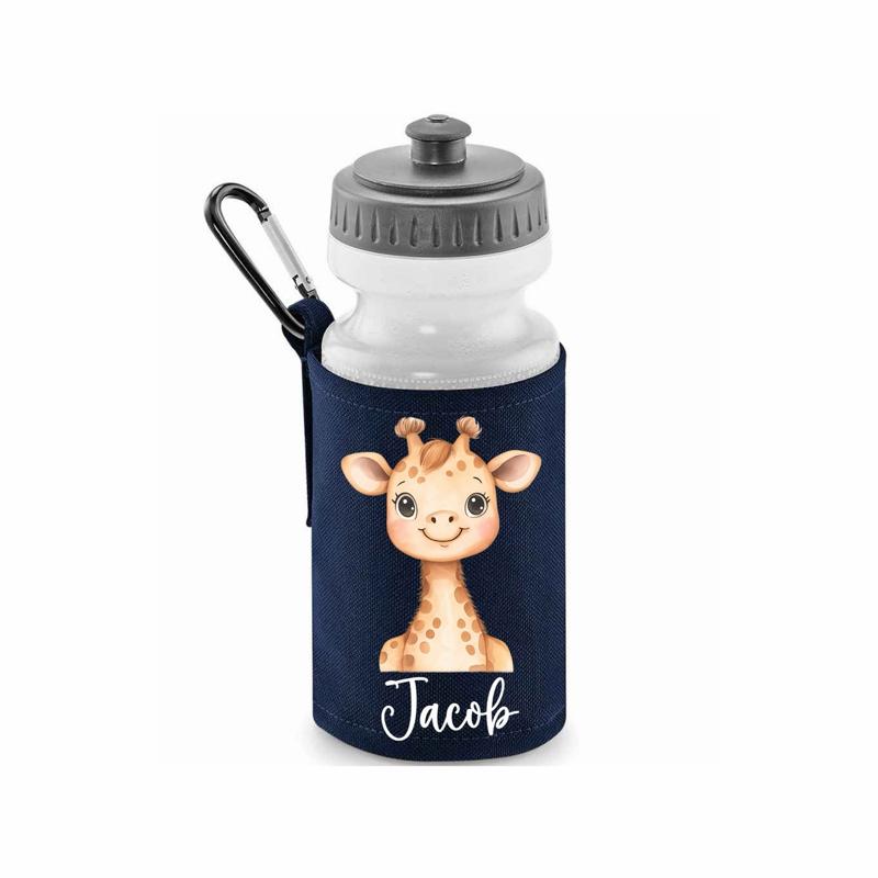 Personalised Safari Animal Water Bottle - various colours and animals to choose from - Me And You You And Me Co 