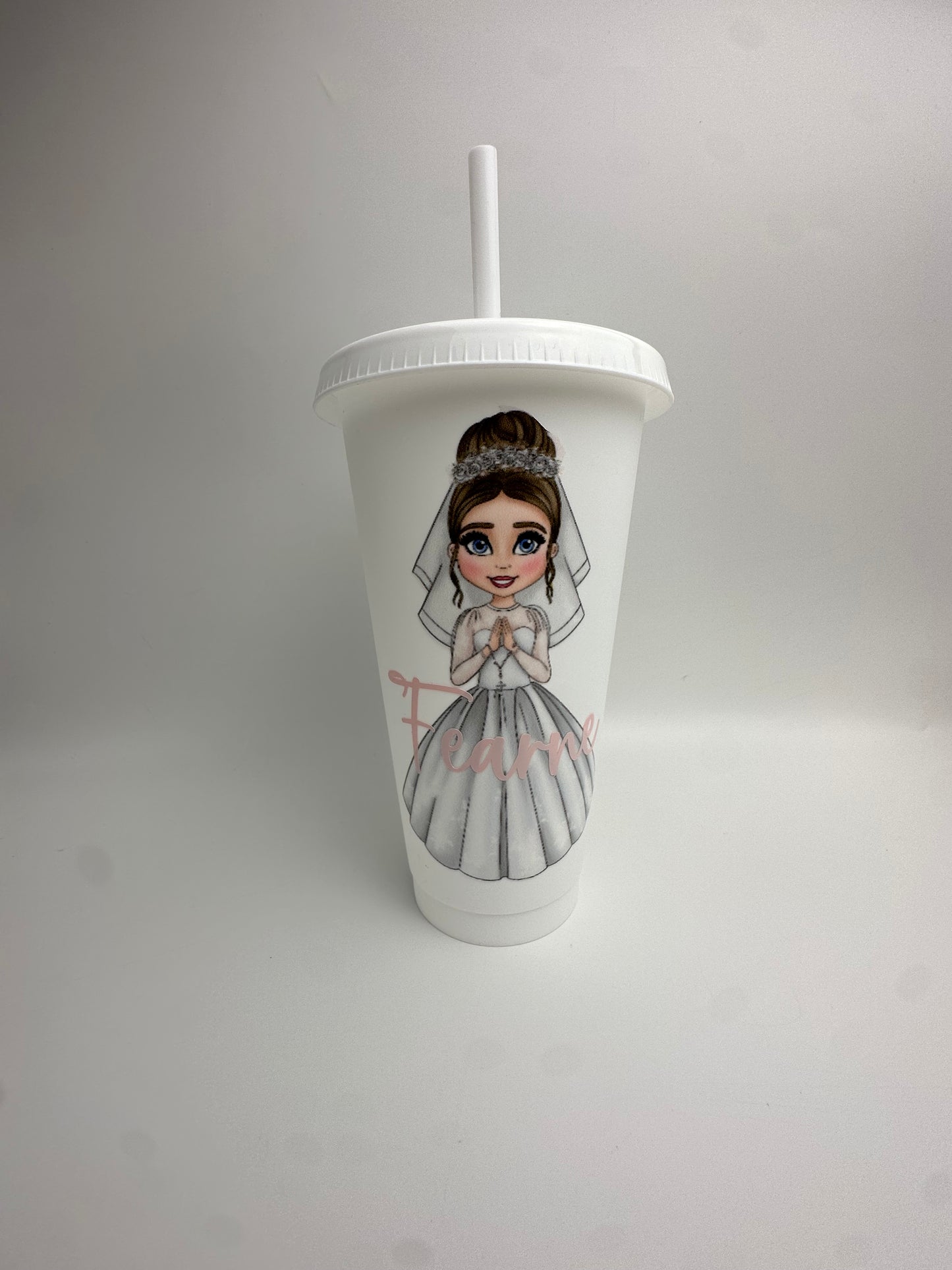Girls Communion 24oz Cold Cup