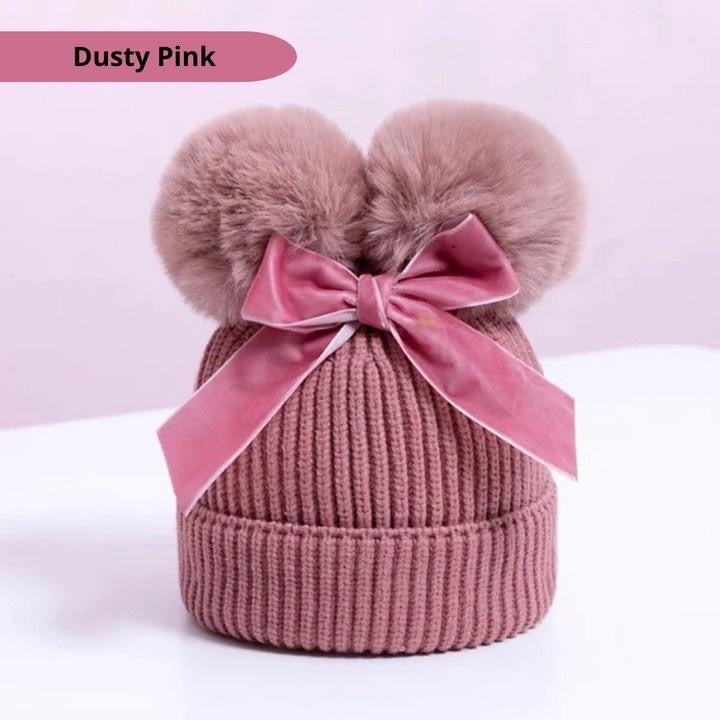 Double Pompom Hat