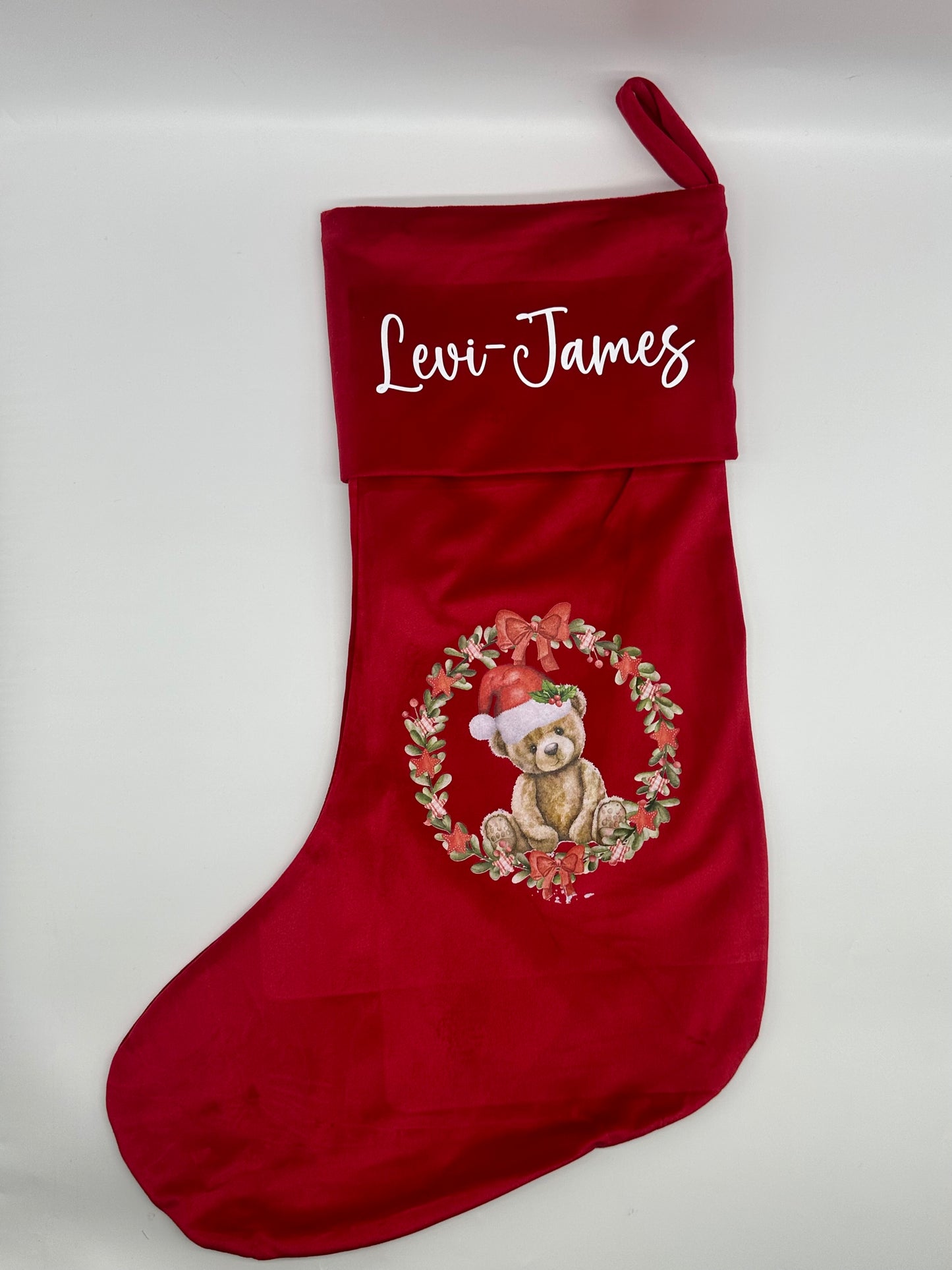 Christmas Slogan Stocking