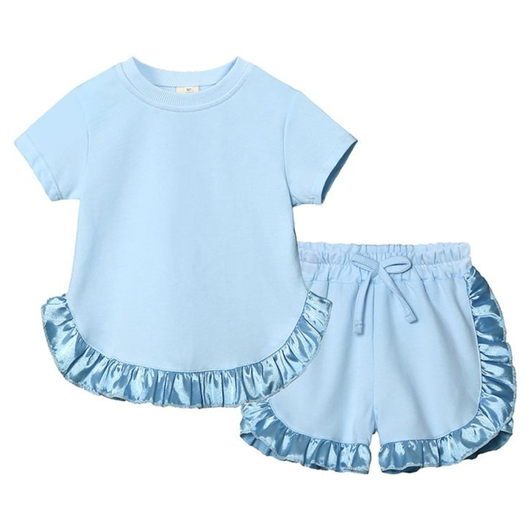 Ruffle T-Shirt & Shorts Sets