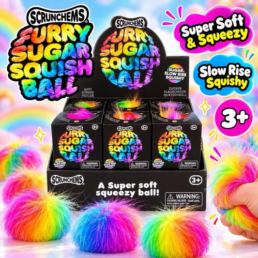 SCRUNCHEMS FURRY SUGAR MALTOSE SQUISH BALL - Me And You You And Me Co 