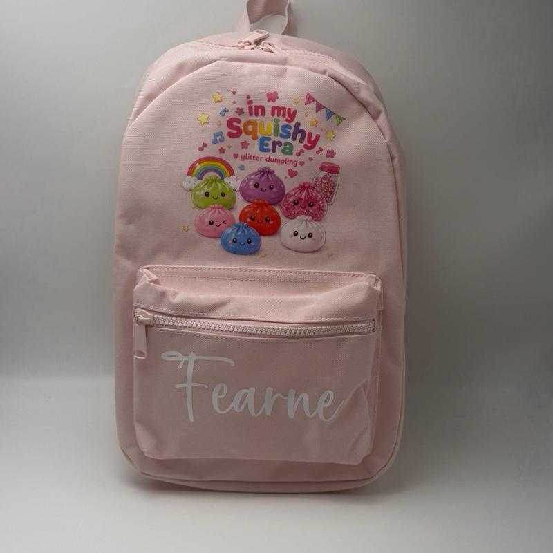Personalised In My Squishy Era mini backpack - various colours - Me And You You And Me Co 