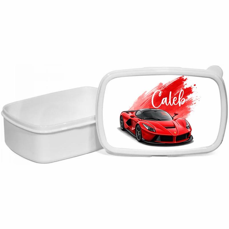 Personalised Cars Lunch Box - Various designs to choose from - Me And You You And Me Co 