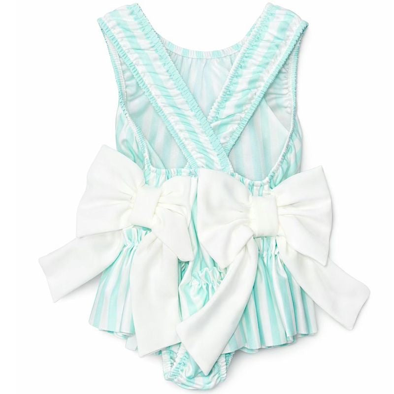 Green Striped Swimsuit - Me And You You And Me Co 