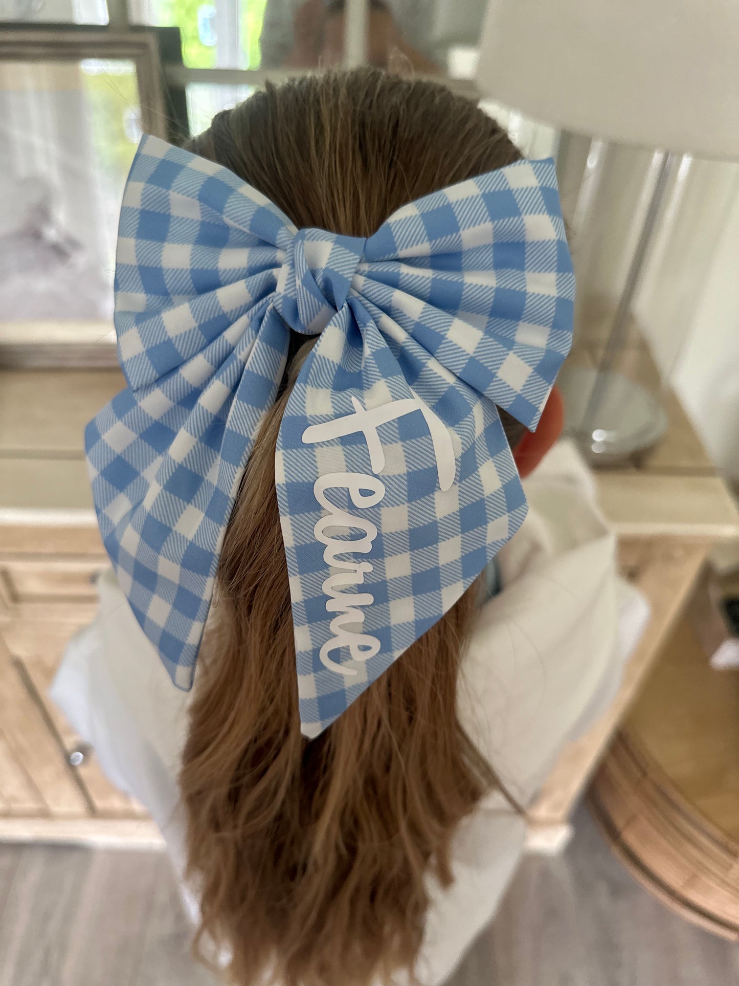 Gingham Hair Bows