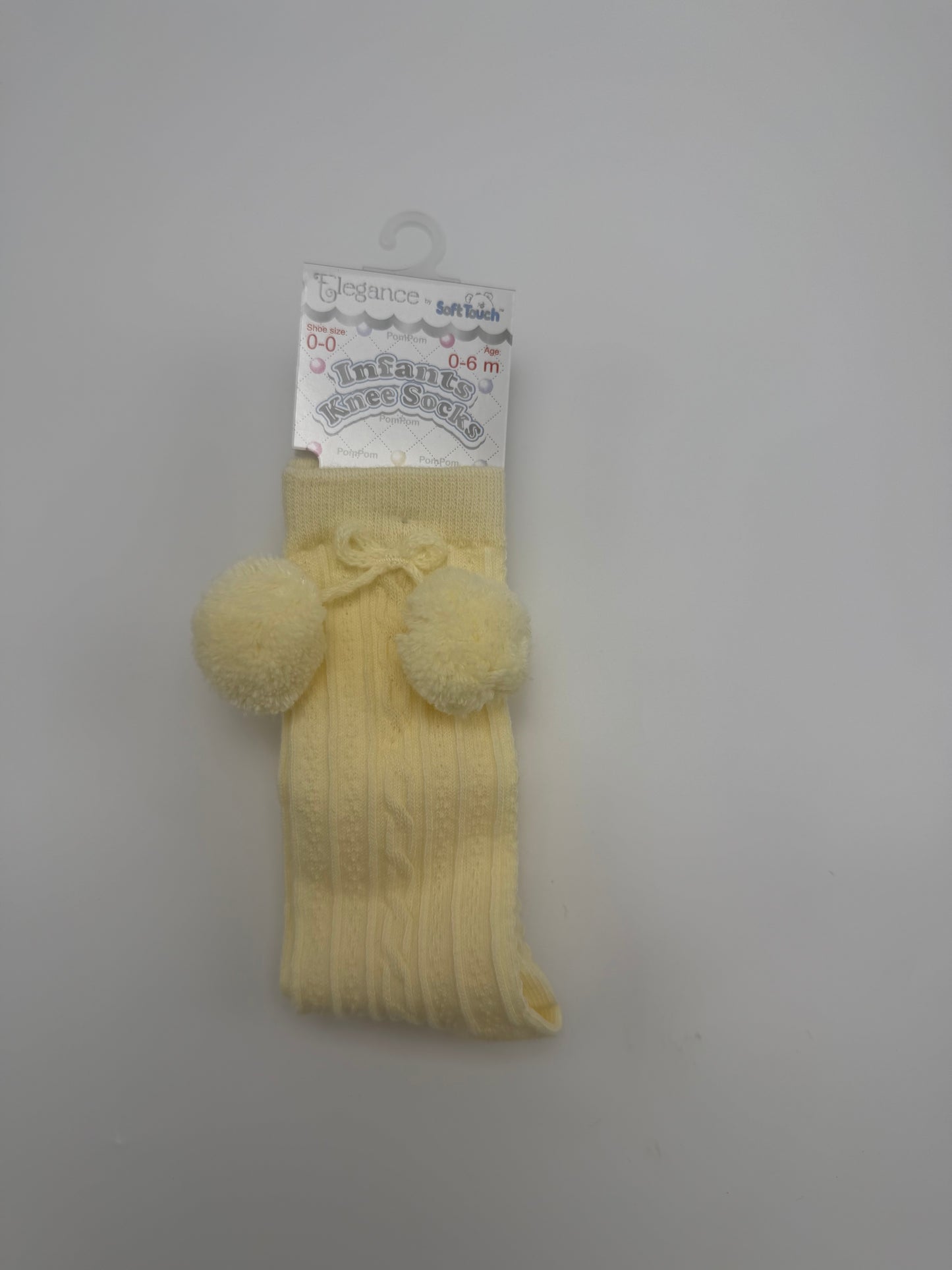 Knee High Pom Pom Socks