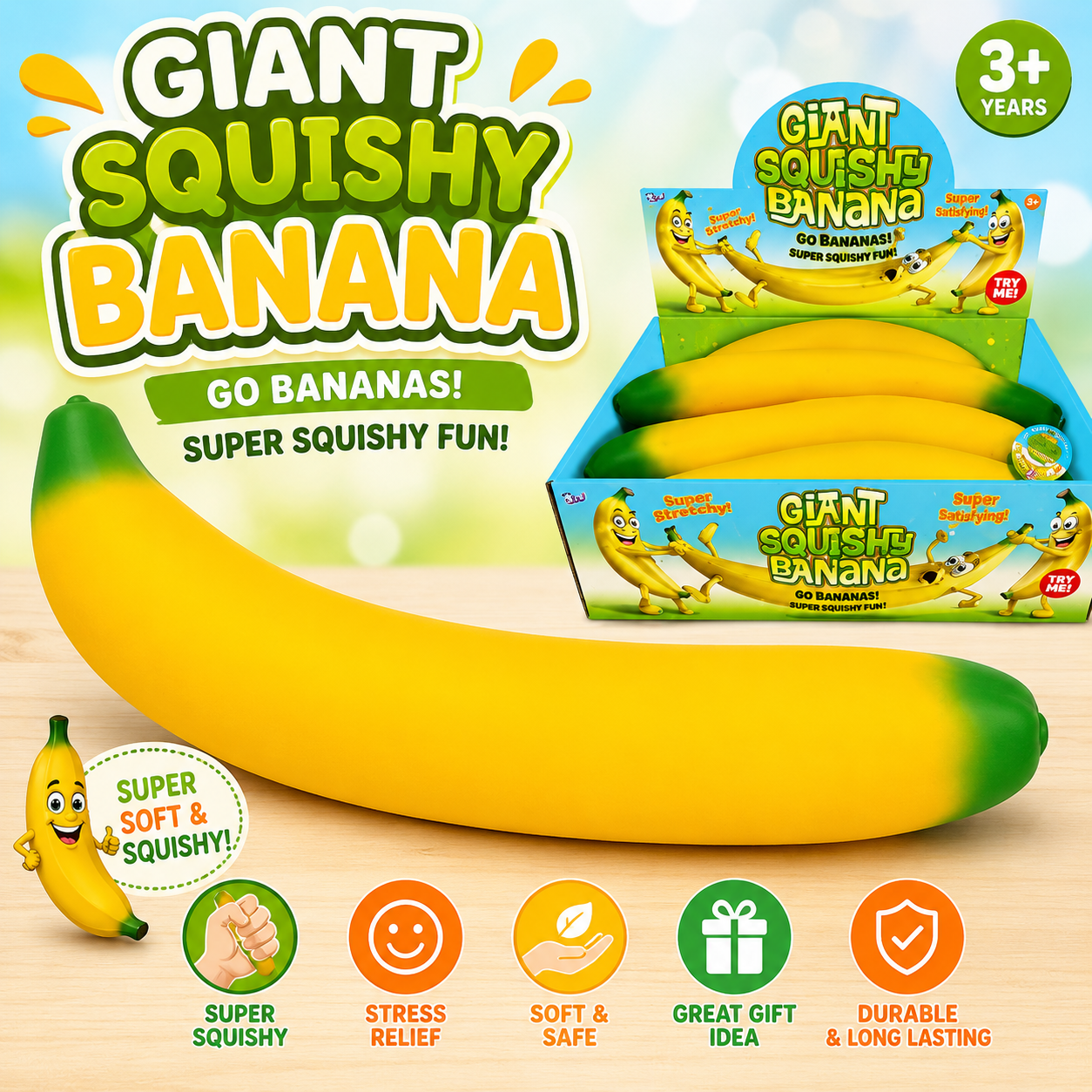 Squidgy Jumbo Banana
