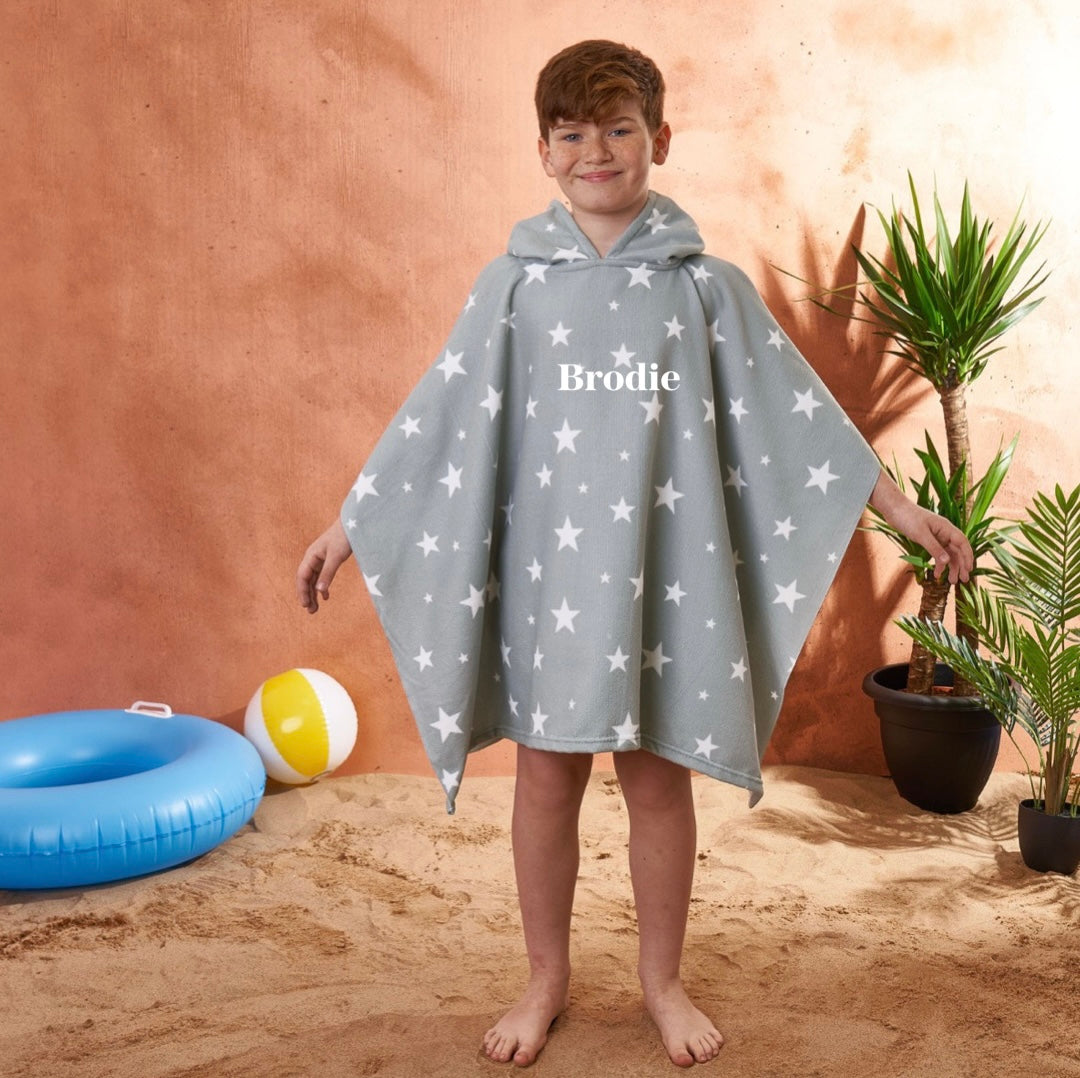 Embroidered Quick Dry Towelling Swim/Beach Covers