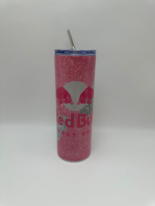Pink Red Bull Tumbler - Me And You You And Me Co 
