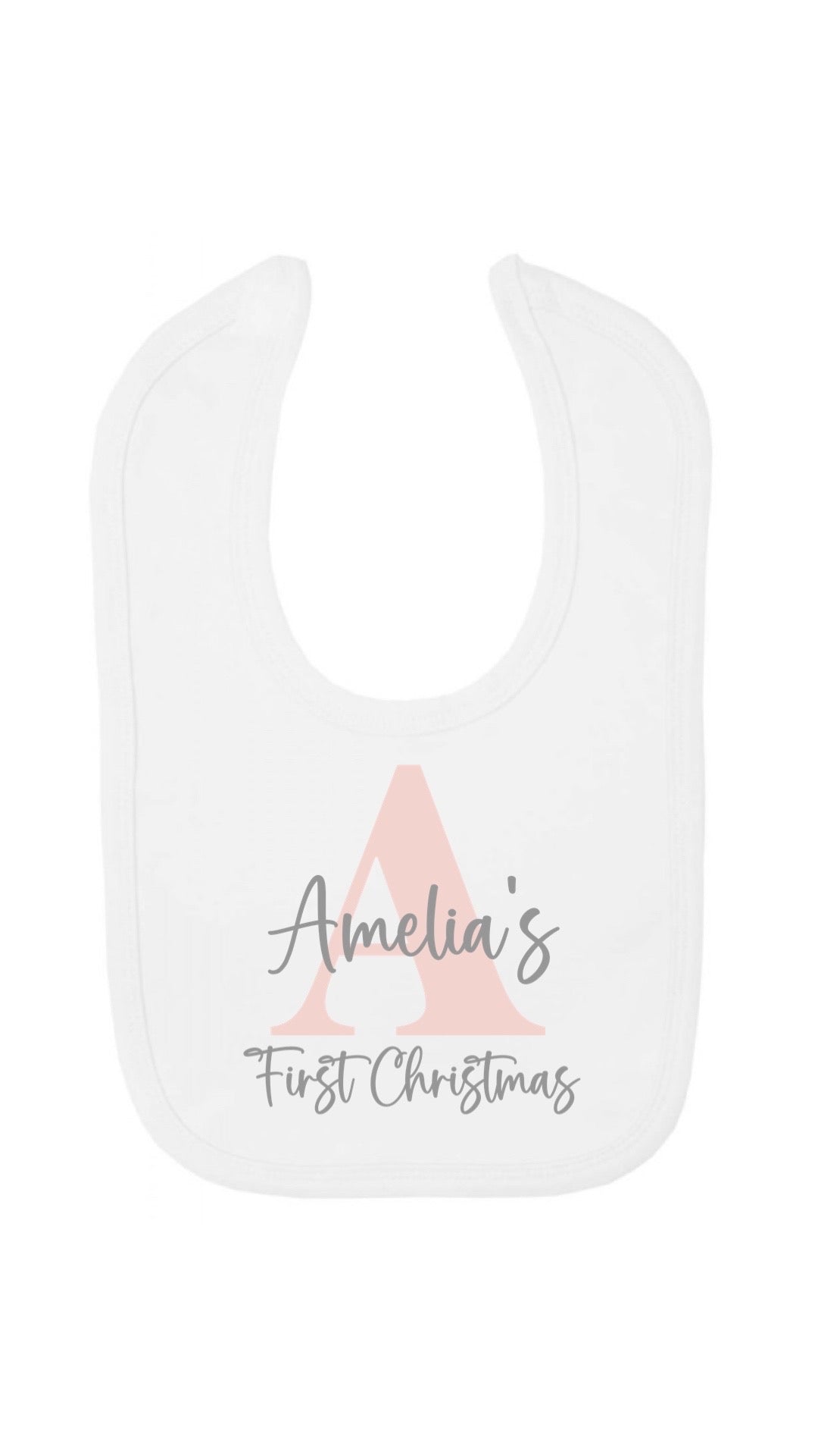 First Christmas Bib