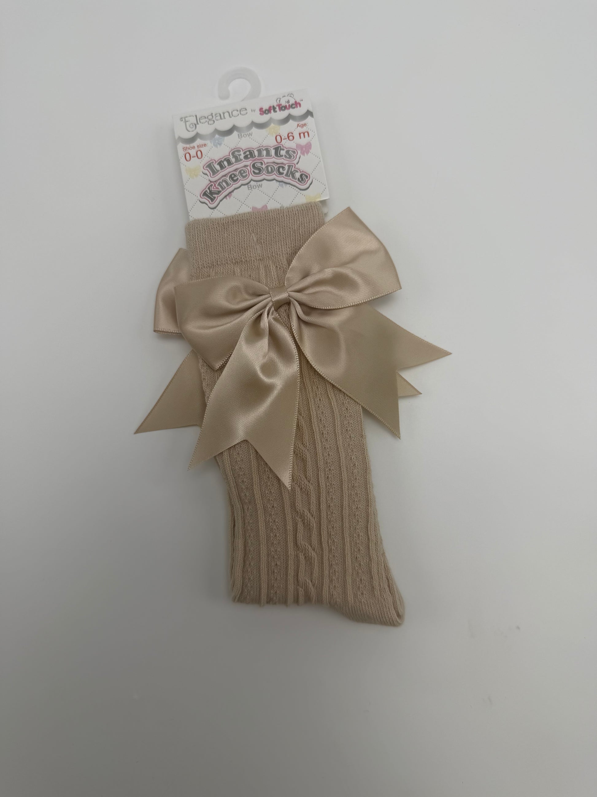 Knee High Bow Socks - Me And You You And Me Co 