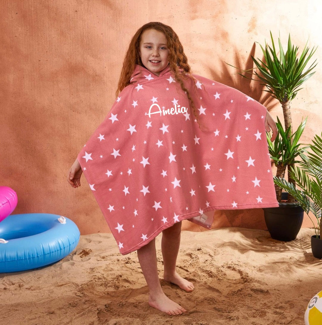 Embroidered Quick Dry Towelling Swim/Beach Covers