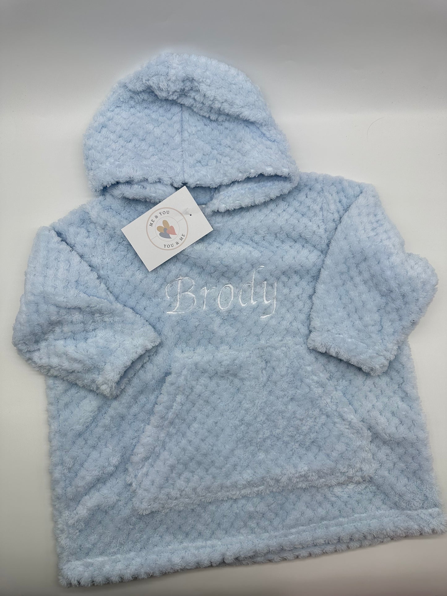 Embroidered Baby Waffle Hoodie