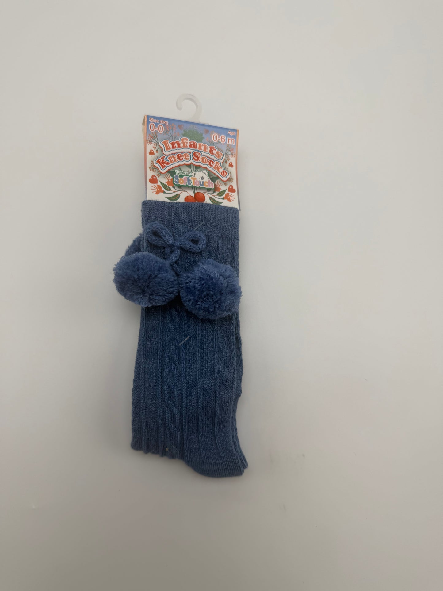 Knee High Pom Pom Socks