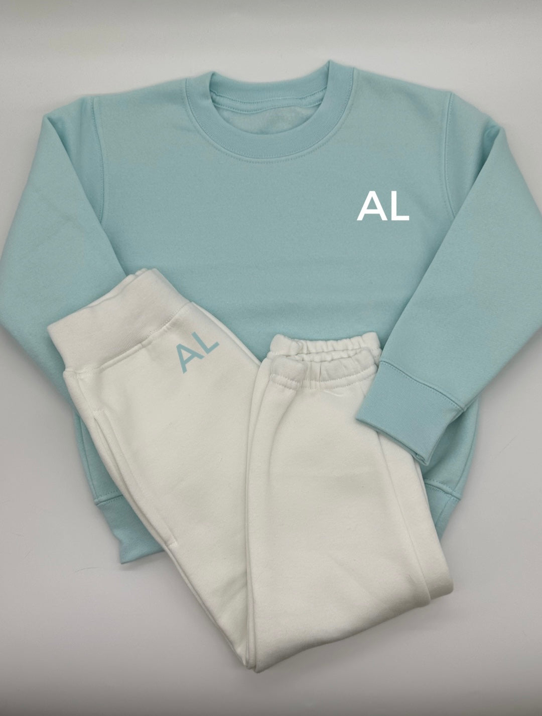 Pastel Initials Sweatshirt & Joggers Set