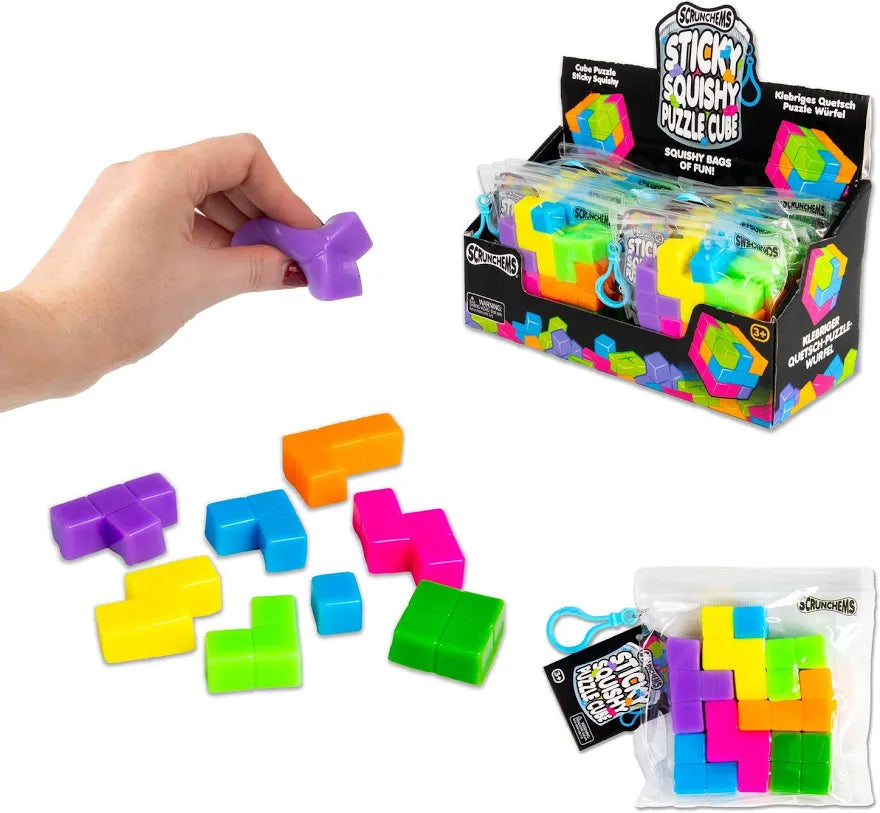 SCRUNCHEMS STICKY SQUISHY PUZZLE CUBE - Me And You You And Me Co 