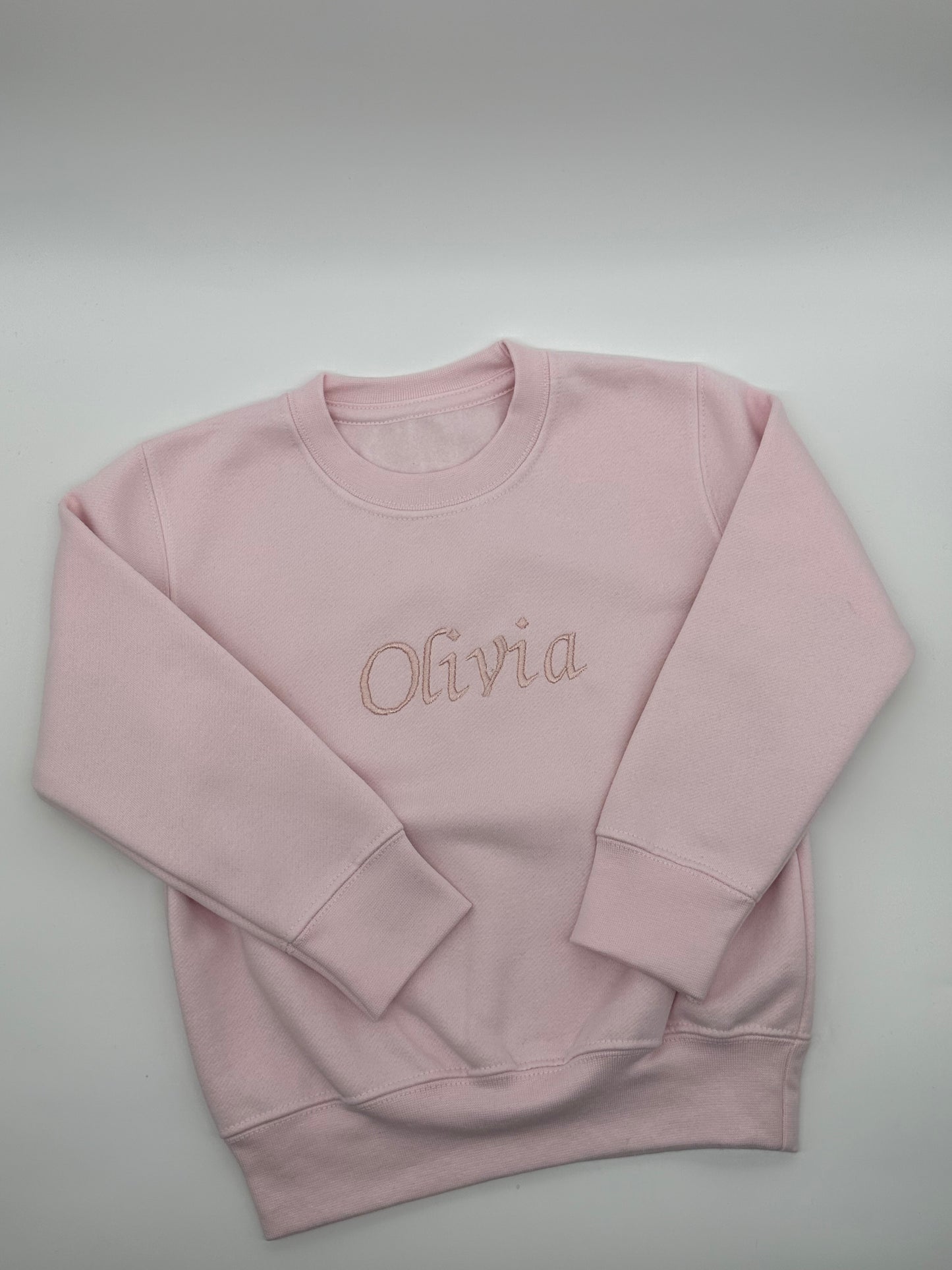 Embroidered Pastel Sweatshirt