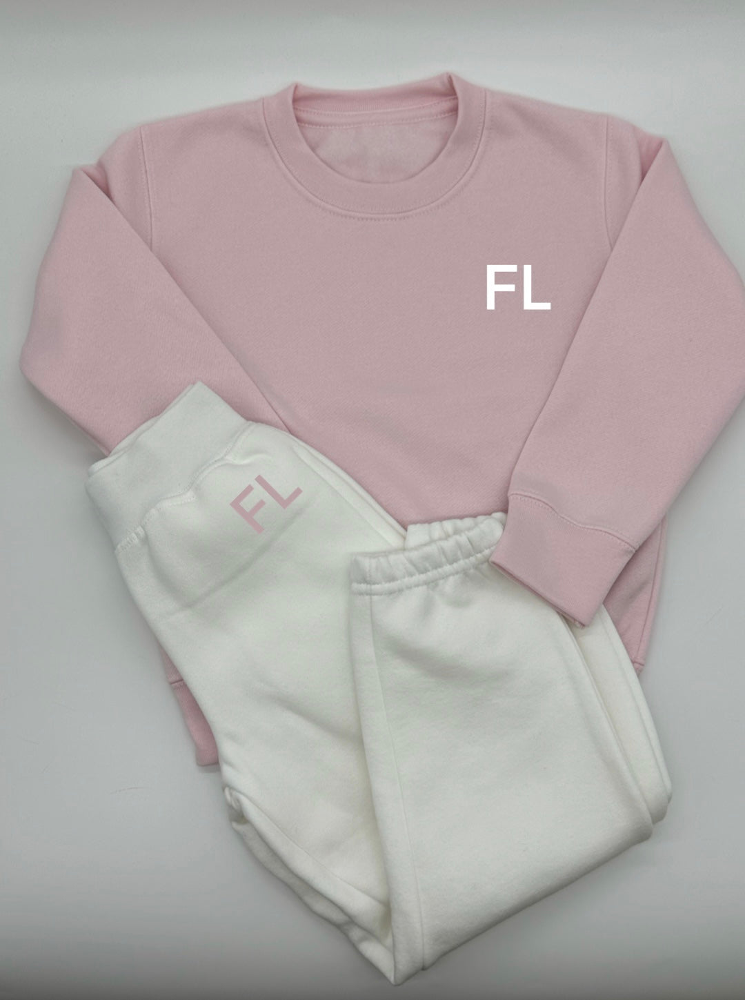 Pastel Initials Sweatshirt & Joggers Set