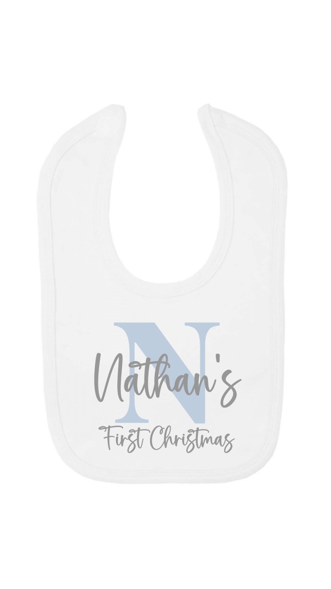 First Christmas Bib