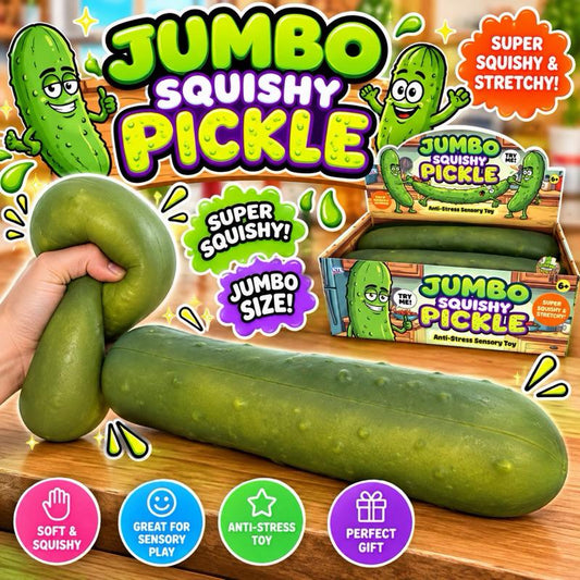 Jumbo Squishy Squeeze Pickle - Me And You You And Me Co 