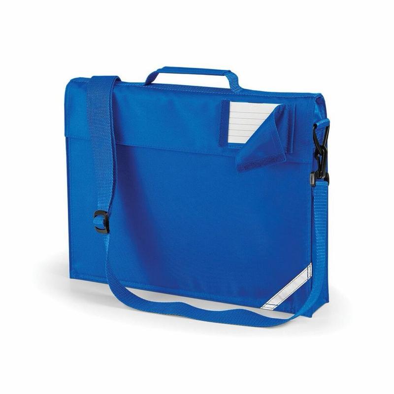 Personalised Book Bags for School Nursery & Everyday in Red Navy Burgundy Royal Blue Bottle Green with Adjustable Shoulder Strap and Name Window Inside - Me And You You And Me Co 