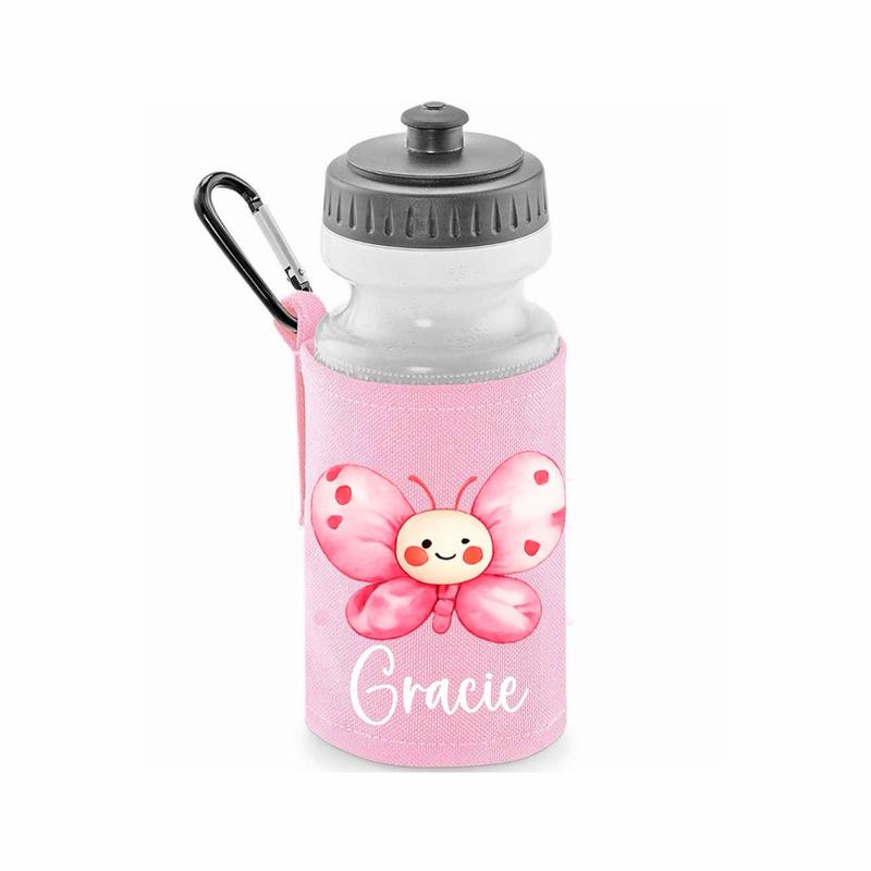 Personalised Cute Animal Water Bottle - various colours and animals to choose from - Me And You You And Me Co 