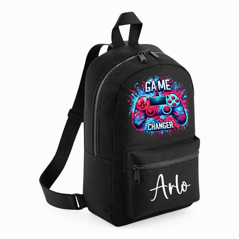 Personalised Gamer mini backpack - various designs and colours to choose from - Me And You You And Me Co 