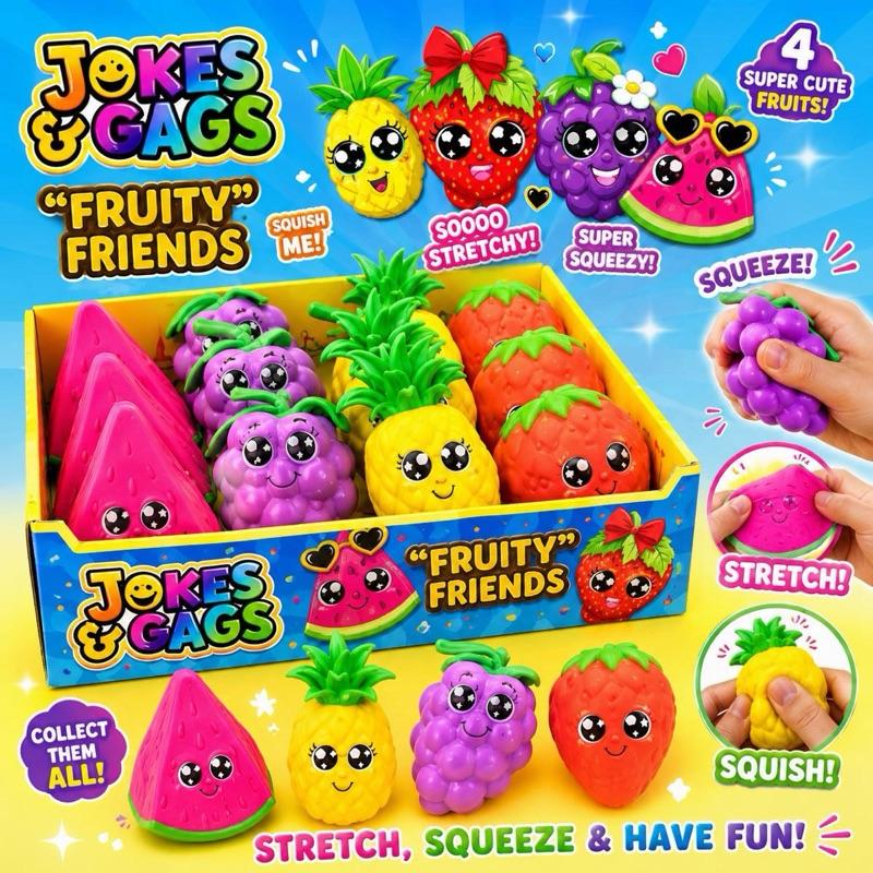 Fruity Friends Squish Toys