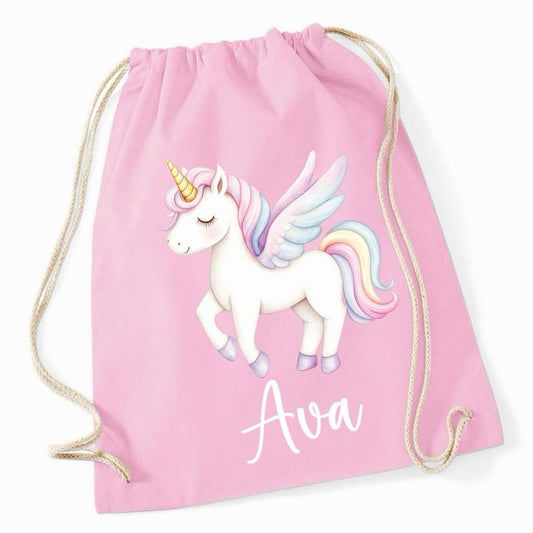 Personalised Unicorn Gym Bag - Me And You You And Me Co 