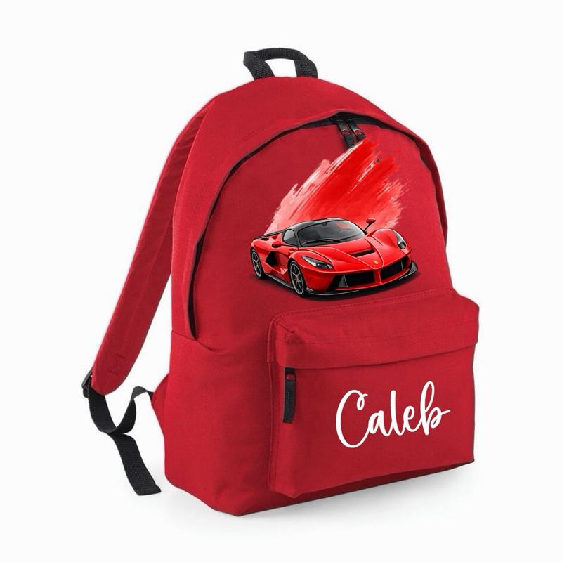 Personalised Car Maxi backpack - various designs and colours to choose from - Me And You You And Me Co 