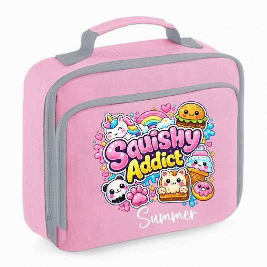 Personalised Squishy Addict Lunch Bag