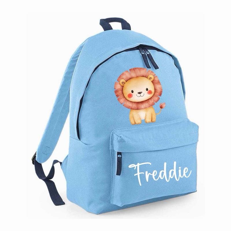 Personalised Cute Animal Maxi backpack - various colours and animals to choose from - Me And You You And Me Co 