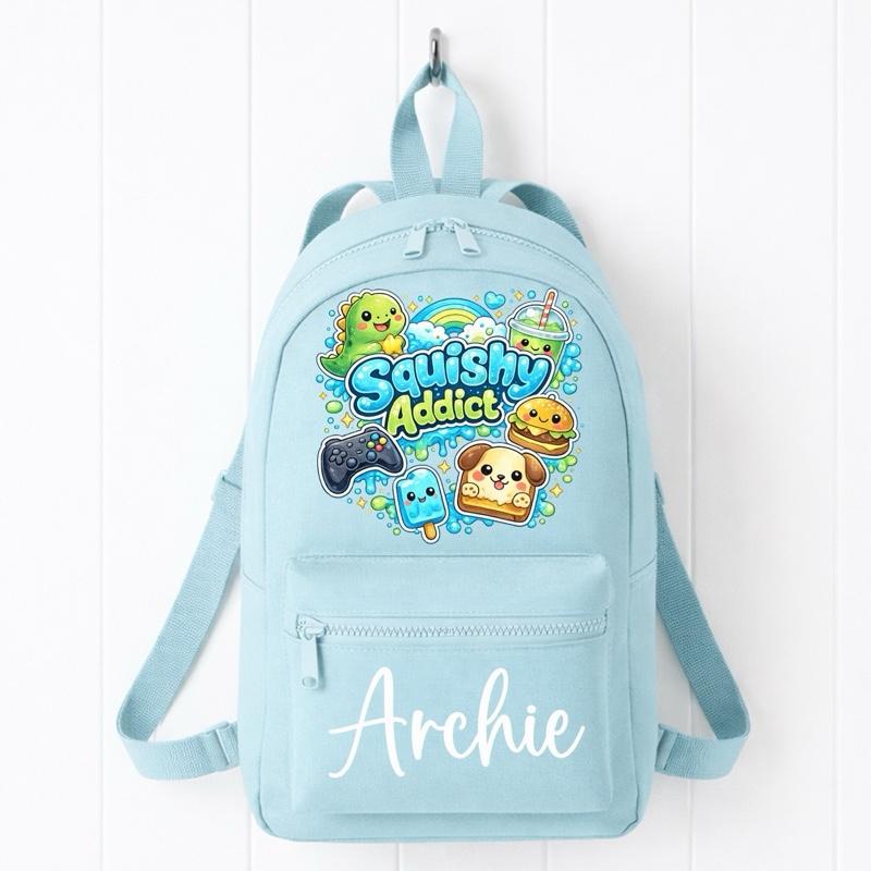 Personalised Squishy Addict Backpack kids children’s bag backpack