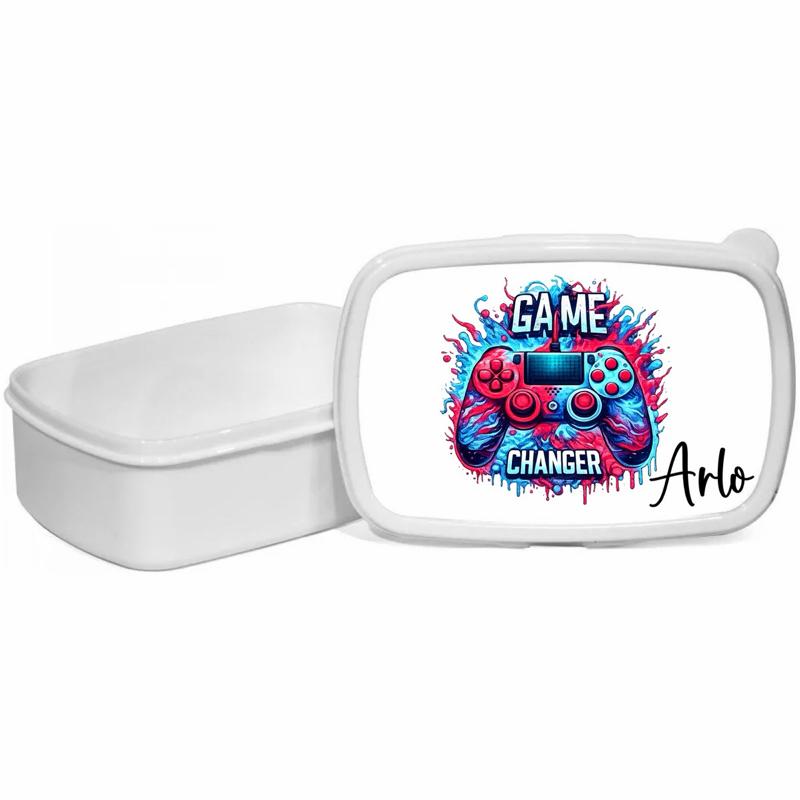 Personalised Gamer Lunch Box - Various designs to choose from - Me And You You And Me Co 