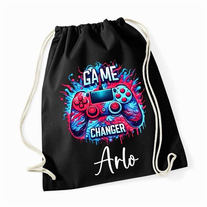 Personalised Gamer Gym Bag - various designs colours to choose from - Me And You You And Me Co 