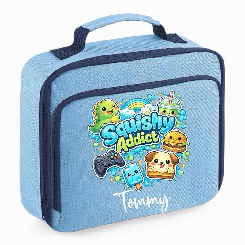 Personalised Squishy Addict Lunch Bag