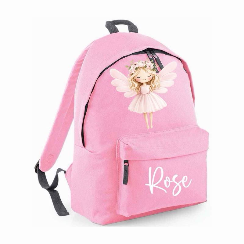 Personalised Fairy Maxi backpack - various colours and fairies to choose from - Me And You You And Me Co 