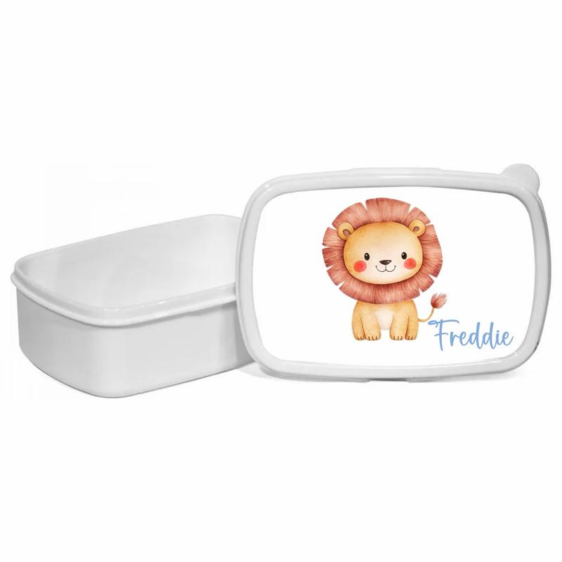 Personalised Cute Animal Lunch Box - Various animals to choose from - Me And You You And Me Co 