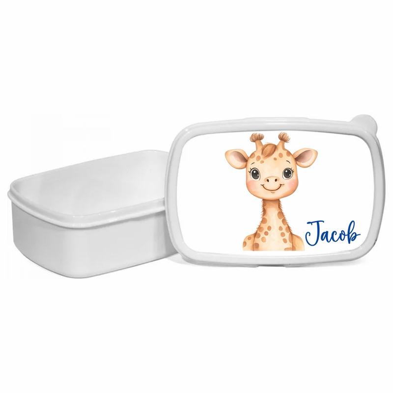 Personalised Safari Animal Lunch Box - Various animals to choose from - Me And You You And Me Co 