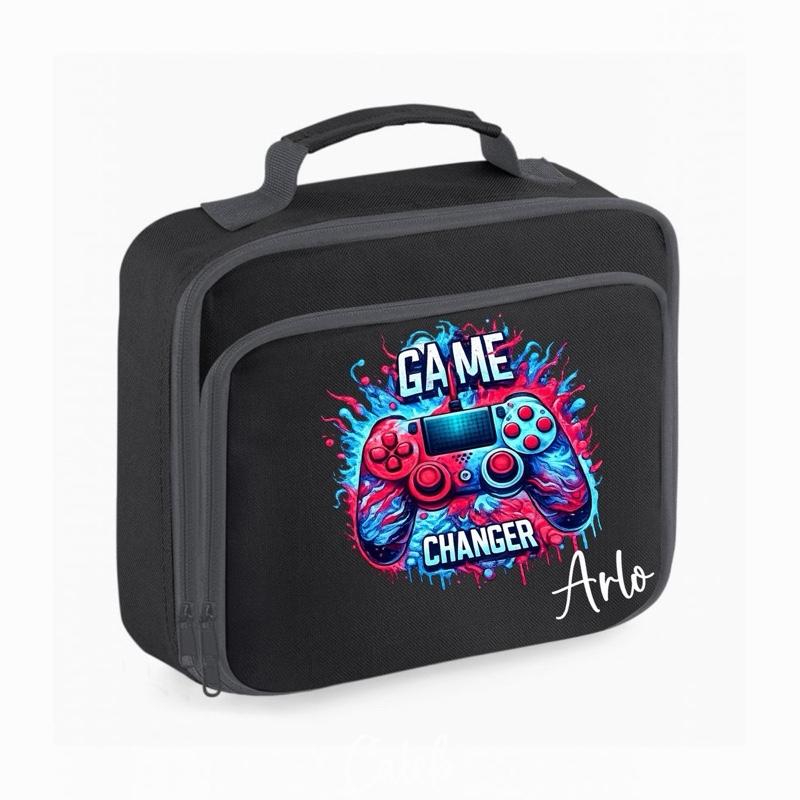 Personalised Gamer Lunch Bag - various designs to choose from - Me And You You And Me Co 