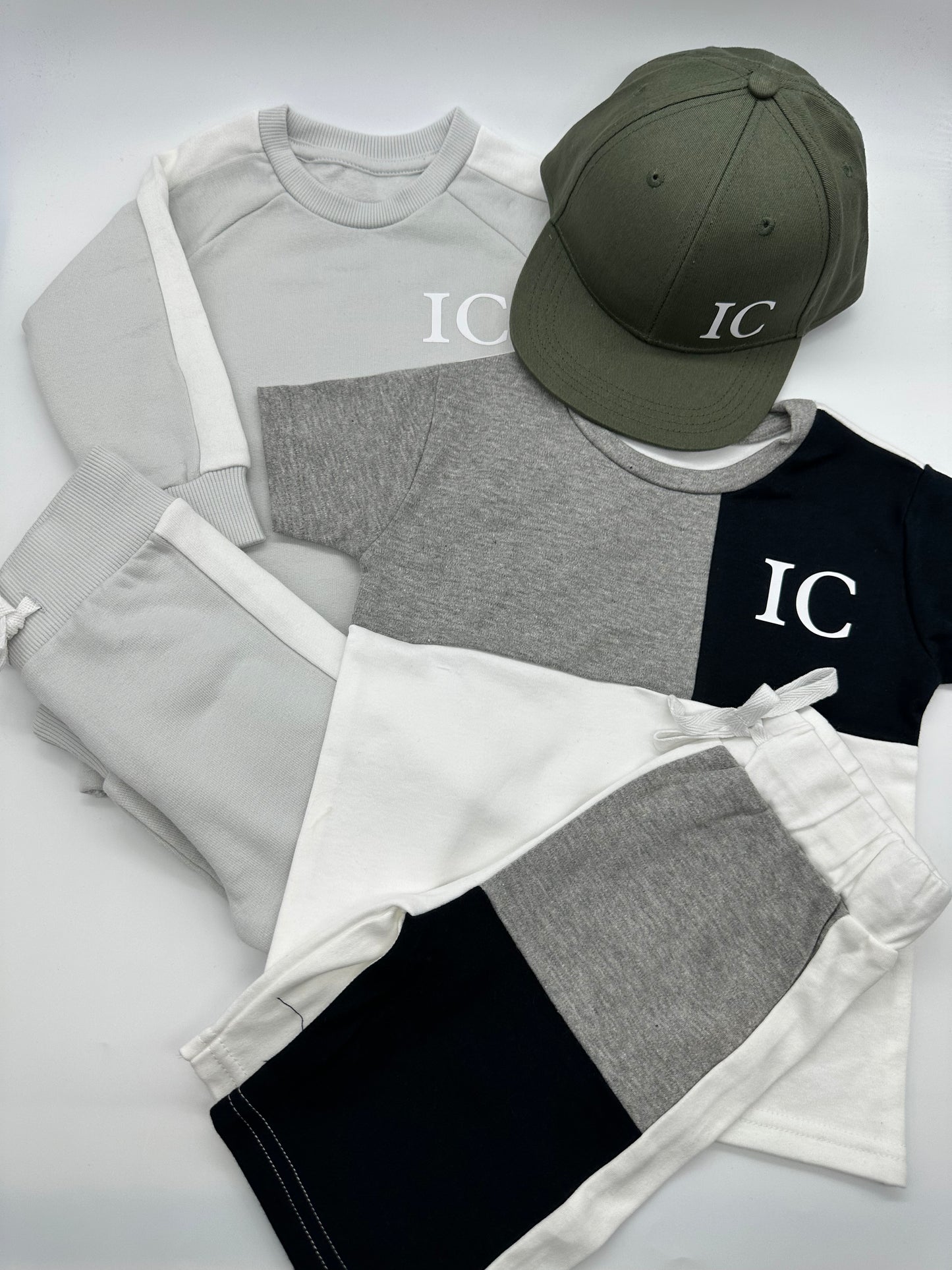 Panel T-Shirt & Shorts Set