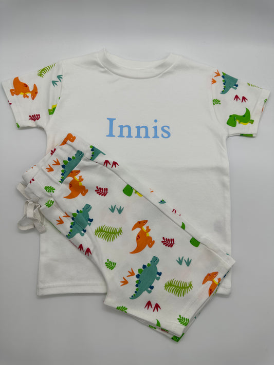 Dinosaur Short Sleeve Pyjamas