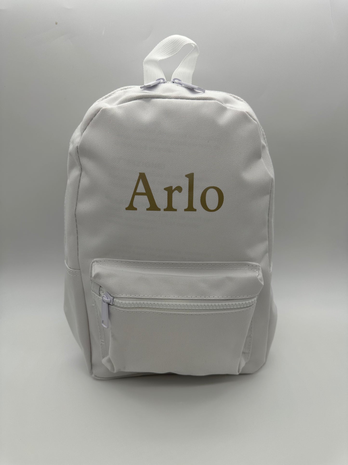 White Mini Backpack Set