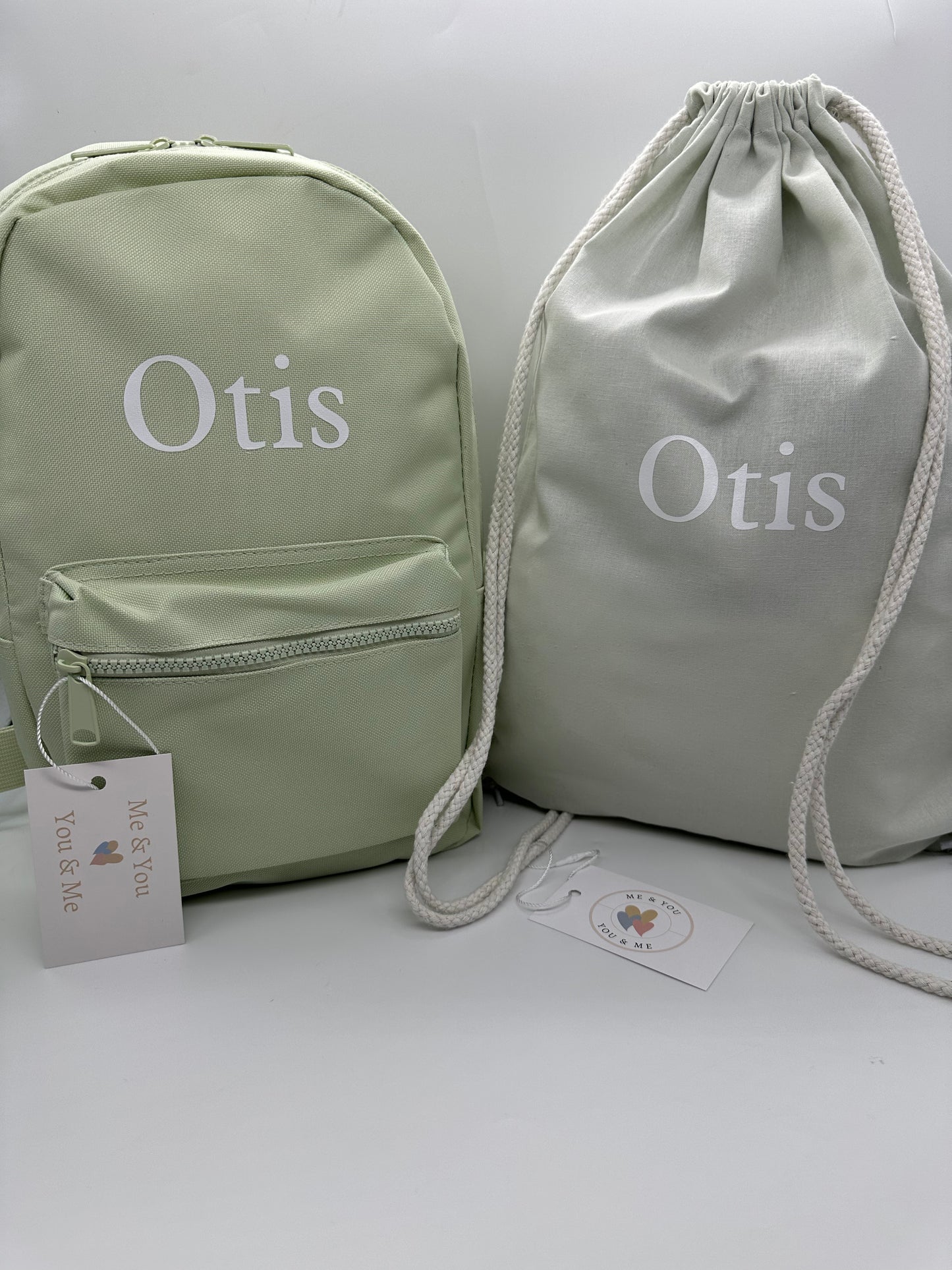 Green Mini Backpack Set - Me And You You And Me Co 